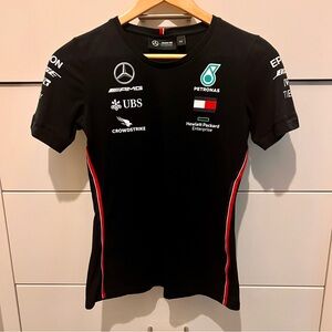 Authentic Team Mercedes F1 Driver t-shirt